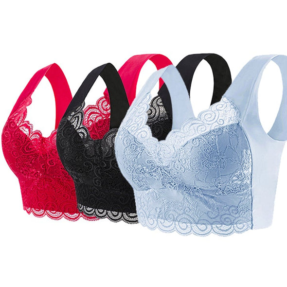 【Oferta por tiempo limitado】Sujetador cómodo y transpirable para mujer de nuevo estilo (6 piezas)> Adecuado para mujeres mayores de 40 años