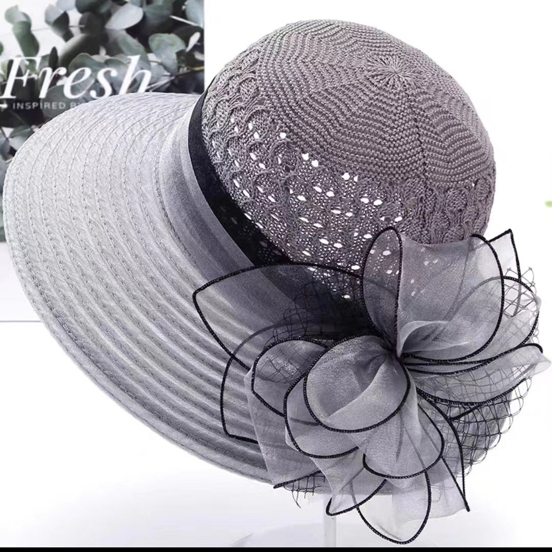 👒Nuevo sombrero de playa elegante y a la moda para mujer con protección solar.