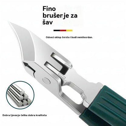 🔥Vruća prodaja🔥✂️💅Nove ultra tanke kutne škare za nokte, kućni alati za nokte [set od 3 dijela]-H - 4198623