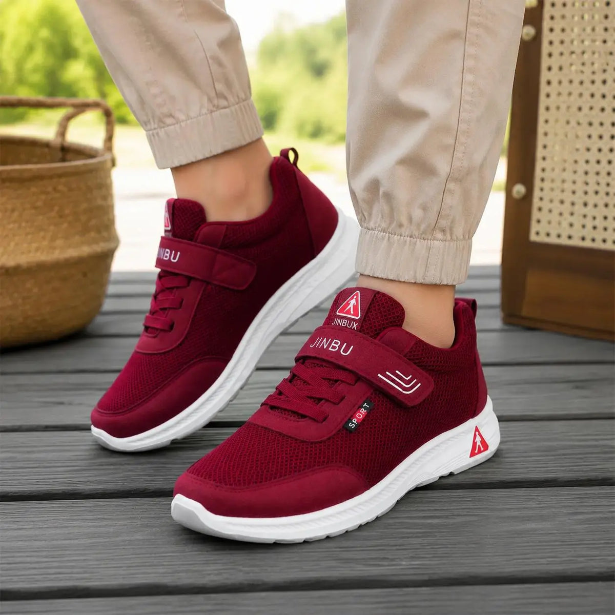 【36-44】🦶Zapatos de masaje antideslizantes para mujer: parte superior de malla transpirable con suela suave; zapatos ortopédicos cómodos (adecuados para personas mayores).