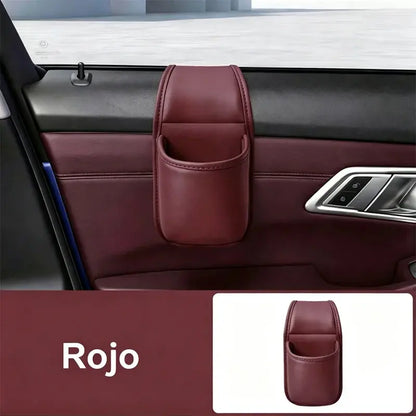 【2 unidades a 28 euros】🚗 Organizador de puerta para coche – Bolsillo de almacenamiento con soporte para vasos, colgante en la ranura de la ventanilla 🧺💧