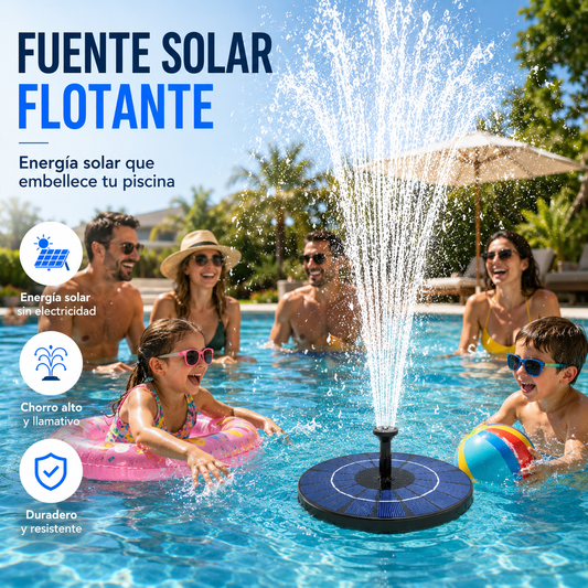 💥Fuente de agua alimentada por energía solar