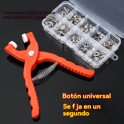 🔥🎗🔗Kit de herramientas de botones a presión de metal con alicates de sujeción