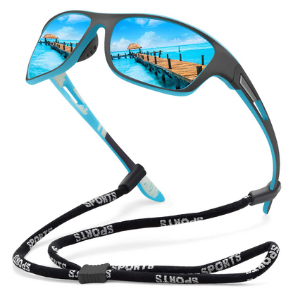 🚵‍♂️😎 【50% zniżki 🔥】🕶⚡ Męskie sportowe okulary przeciwsłoneczne, polaryzacyjne, z prawdziwą lustrzaną soczewką, nowoczesne i odporne na kurz, idealne do jazdy na rowerze na świeżym powietrzu