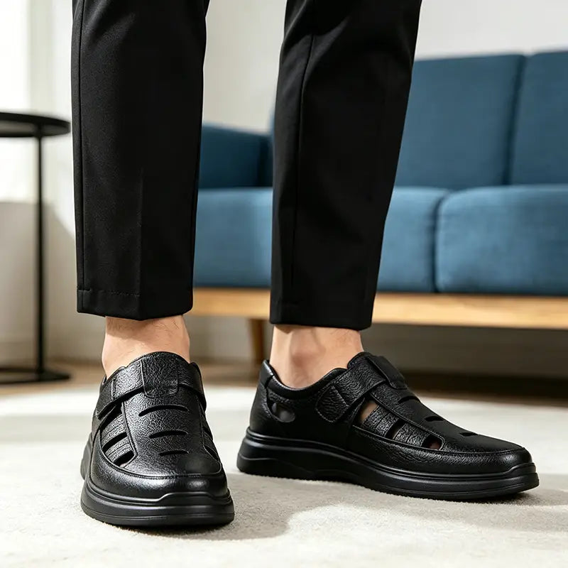 Letní pánské boty z pravé kůže – maximální prodyšnost a chůze bez únavy! 👞🌬️