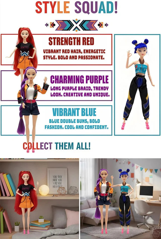 💥【Legnagyobb eladási teljesítményű termék！】Lánycsoportos bábjak POP Witch Hunter-4170802