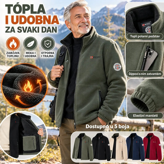 🔥 2026. nova muška zimska jakna od debelog flisa, topla i udobna_4120940