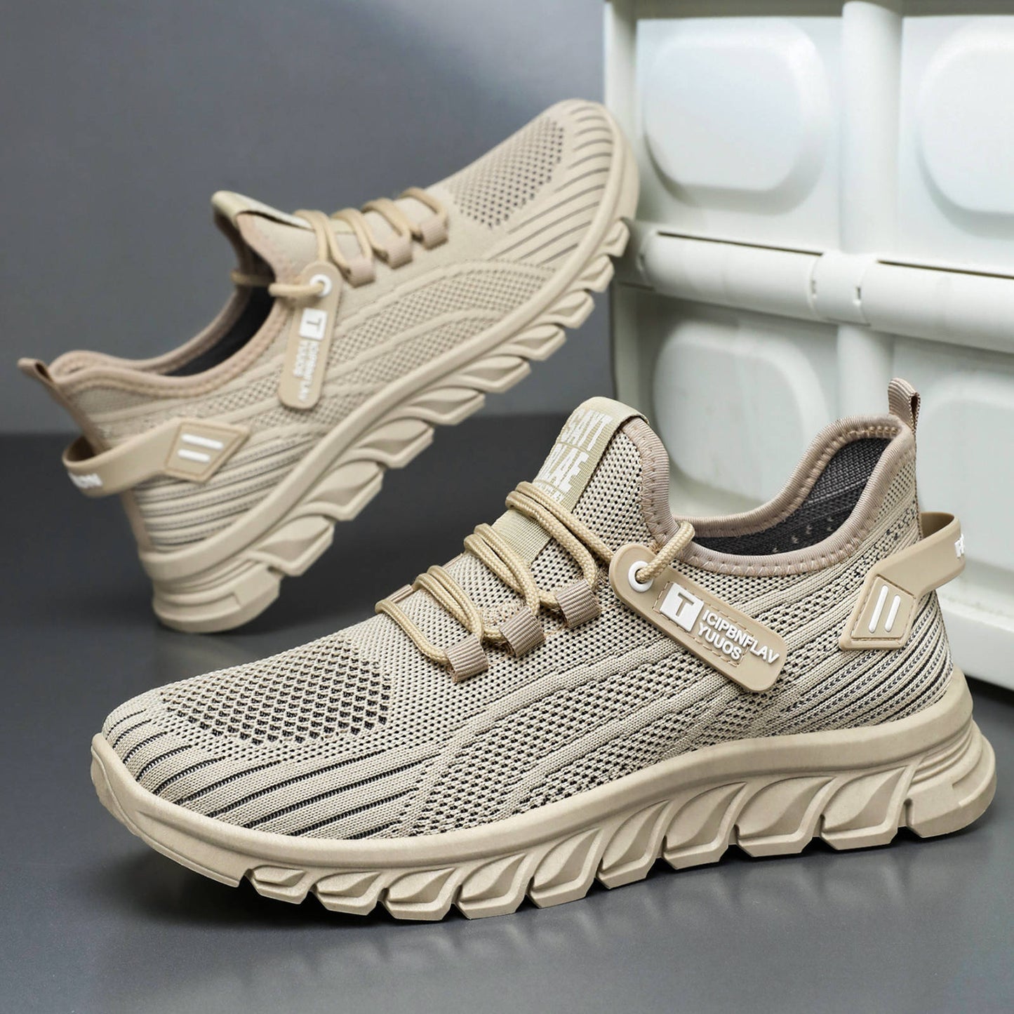 🔥👟【39-44】Zapatillas casuales para hombre - Cómodas, transpirables de malla, antideslizantes y de moda