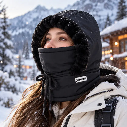 🔥Gorro cálido para exteriores con forro polar: tres en uno