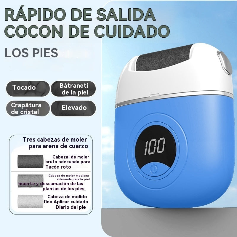 🦶🛁✨🔥Nuevos rodillos eléctricos para pies, elimina la piel muerta de los talones, rodillos eléctricos para pies, adecuados para el cuidado de los pies
