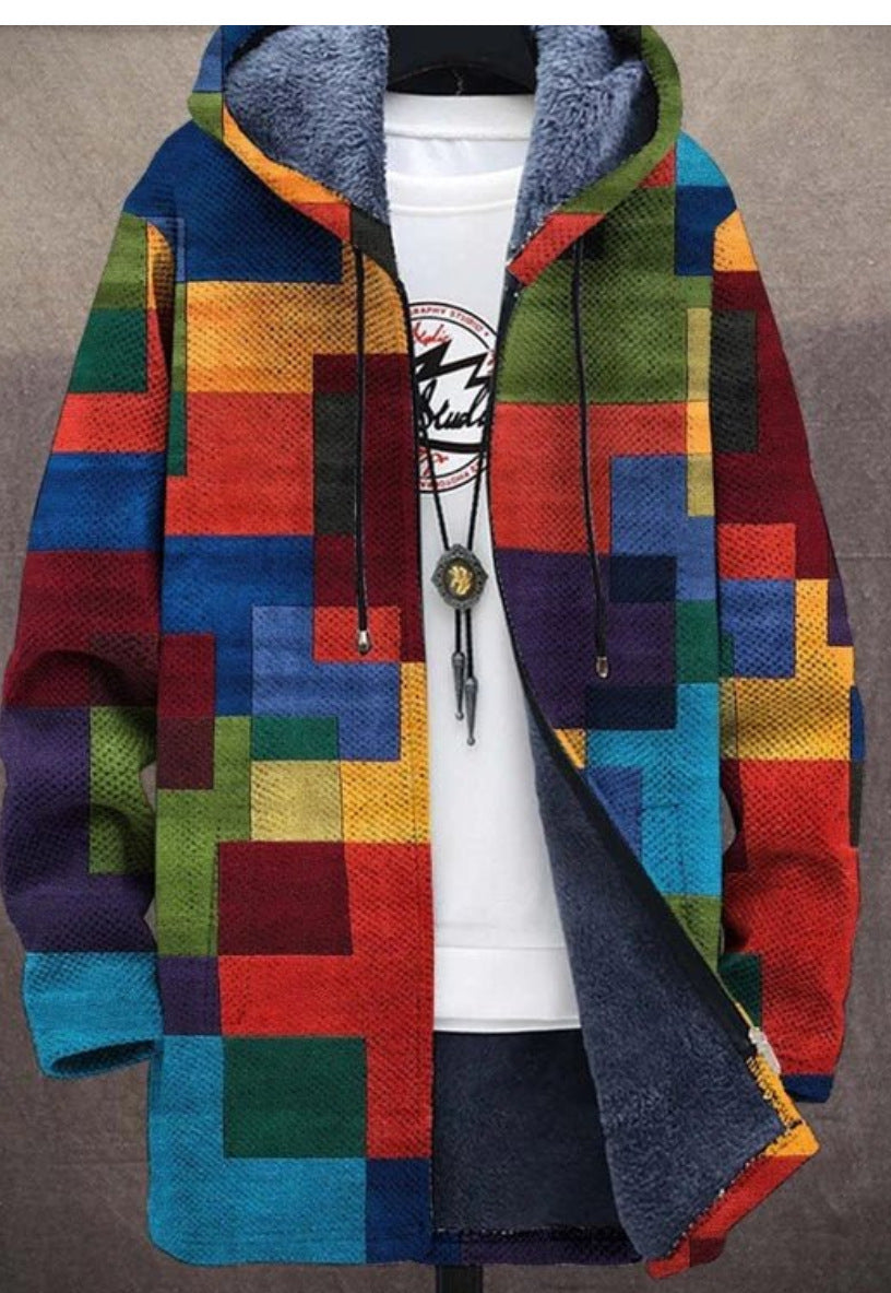 👔[S-4XL] Pánský ležérní teplý podzimní a zimní kabát, vyrobený z silné vlny a sametu, dostupný ve všech velikostech.