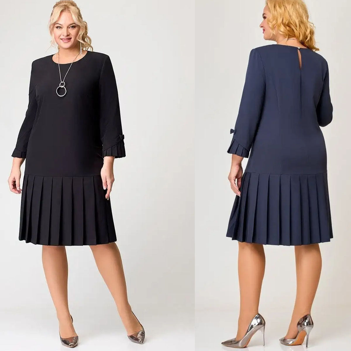 💌【S-5XL】👗2026 Ősz/Tél Új Divatos, Kiváló Minőségű, Elegáns Retró Rakott Szoknya -