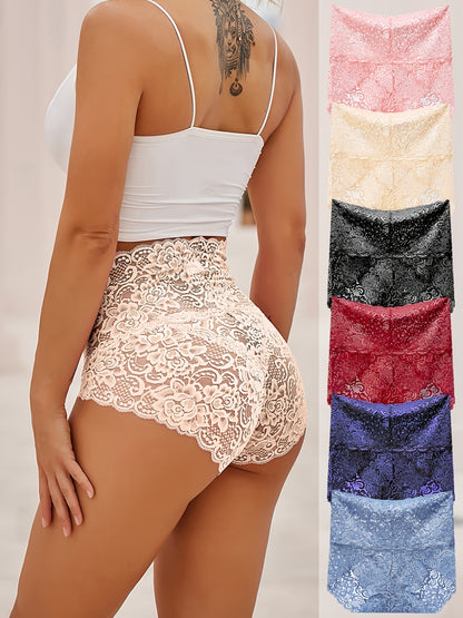 💥💥【Kupte 1 a získáte 1 zdarma】【Limitovaná nabídka】🔥🔥50%OFF🔥🔥【6/12 kusů】 sexy kalhotky s vysokým pasem-4068771