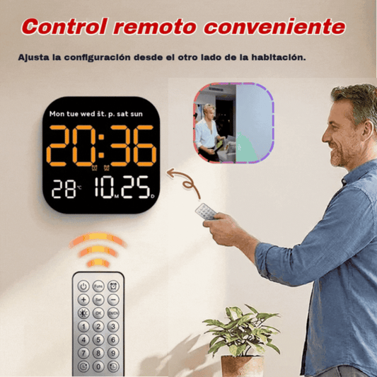 🕰️ ¡Más de 50.000 unidades vendidas!  Reloj digital para el hogar y la oficina: ¡despierte suavemente y olvídese de las alarmas molestas! También muestra la temperatura. 🌙