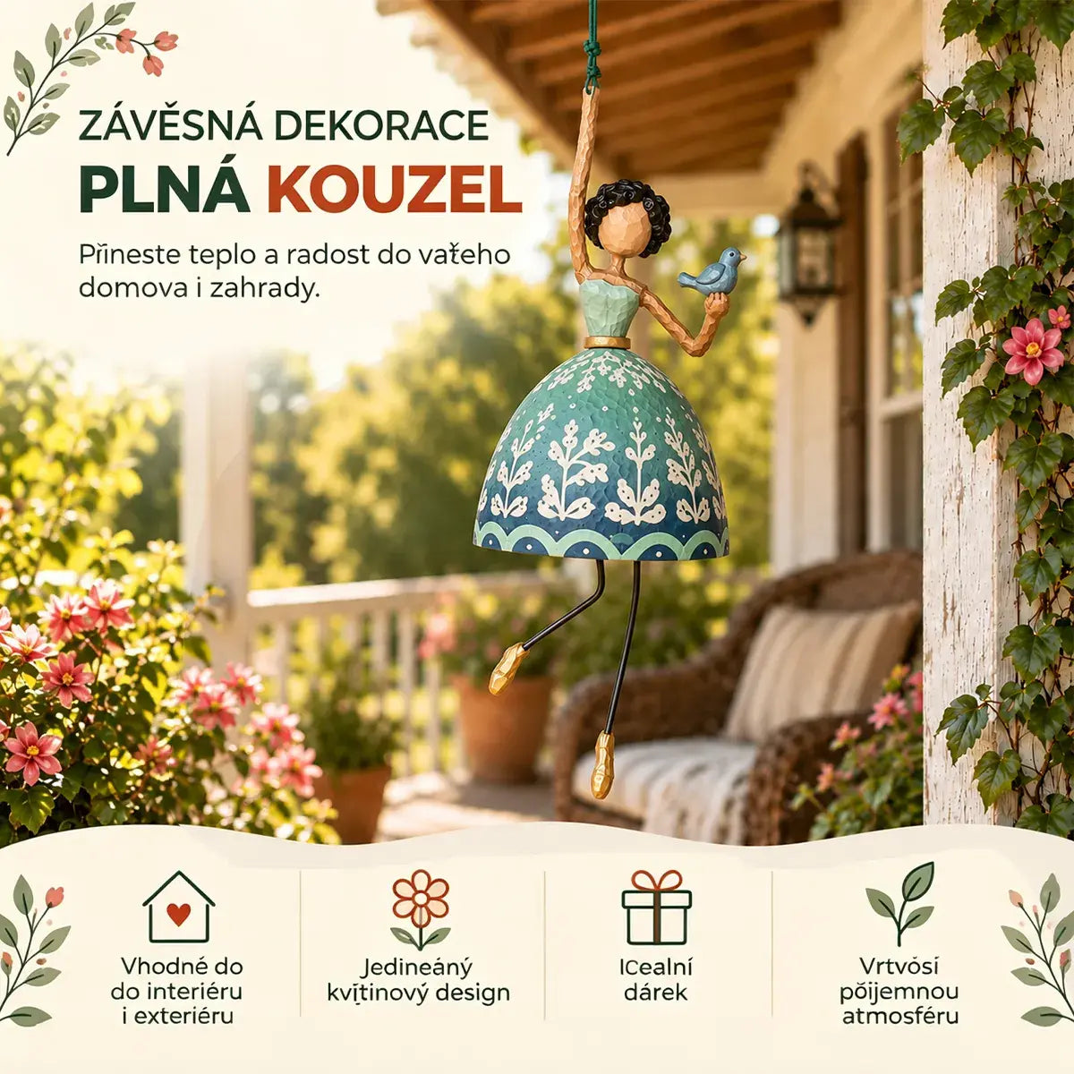 ✨Zábavná závěsná ozdoba ve stylu tanečnice