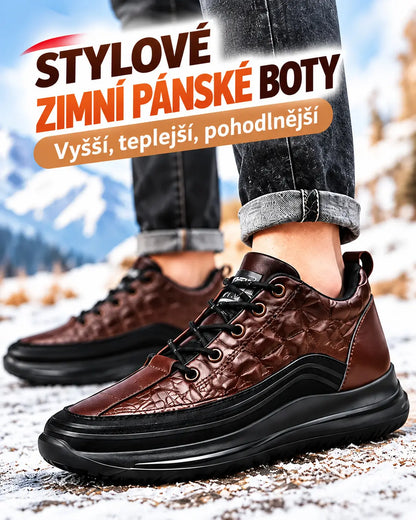 👞【38–48】🐊Luxusní italské sportovní boty s krokodýlím vzorem