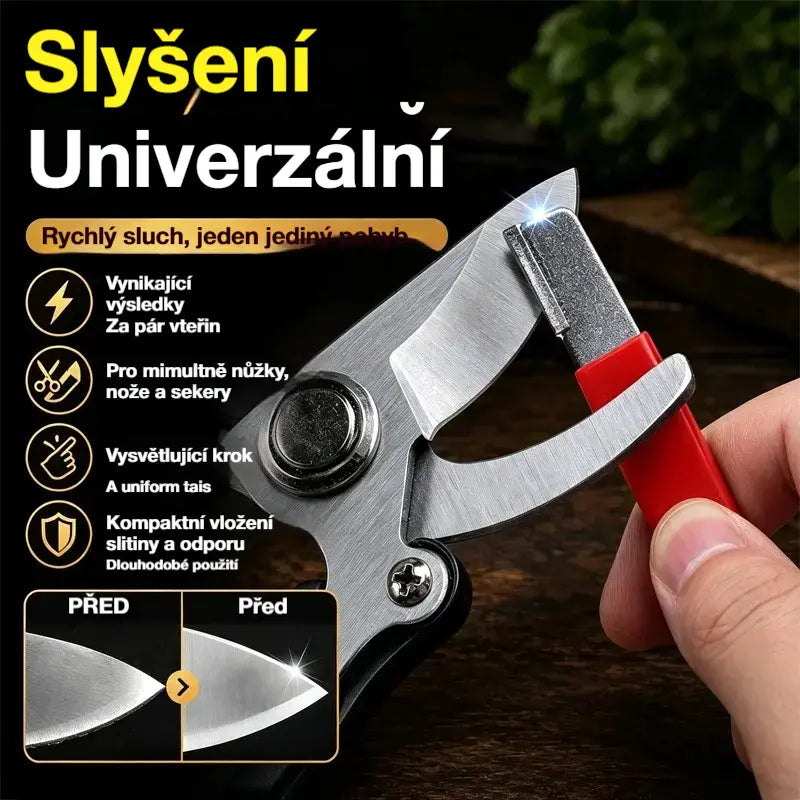 🛠️🔪 Tupý nůž se během vteřiny naostří! Přenosný multifunkční brousek na nože z tvrdé slitiny – kupte dva, dva zdarma, 4 kusy dostanete zdarma! ✨