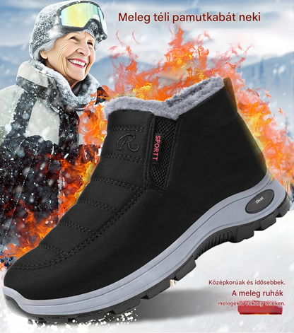 🔥【35-48】Unisex téli csizma plüss béléssel - meleg, kényelmes és csúszásmentes hideg időjárásra-4176247
