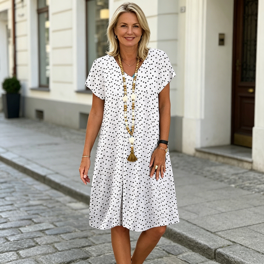 50% zniżki 👗✨ Sukienki damskie bawełniane i lniane w rozmiarach S-4XL, z kwiatowym nadrukiem, stylowe i uniwersalne.