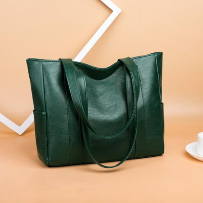 Descuento limitado 50 % 👜 Nuevo bolso bandolera de cuero suave para mujer ✨ Estilo casual, gran capacidad ✨