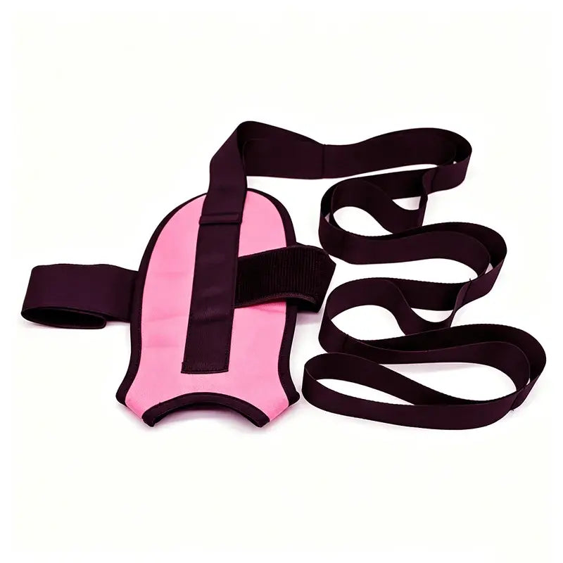【2 piezas】Cinturón de estiramiento y estiramiento de ligamentos para yoga y fitness: correa transpirable y ajustable para tobillos y pies, recuperación y flexibilidad.
