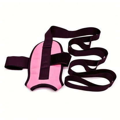 【2 piezas】Cinturón de estiramiento y estiramiento de ligamentos para yoga y fitness: correa transpirable y ajustable para tobillos y pies, recuperación y flexibilidad.
