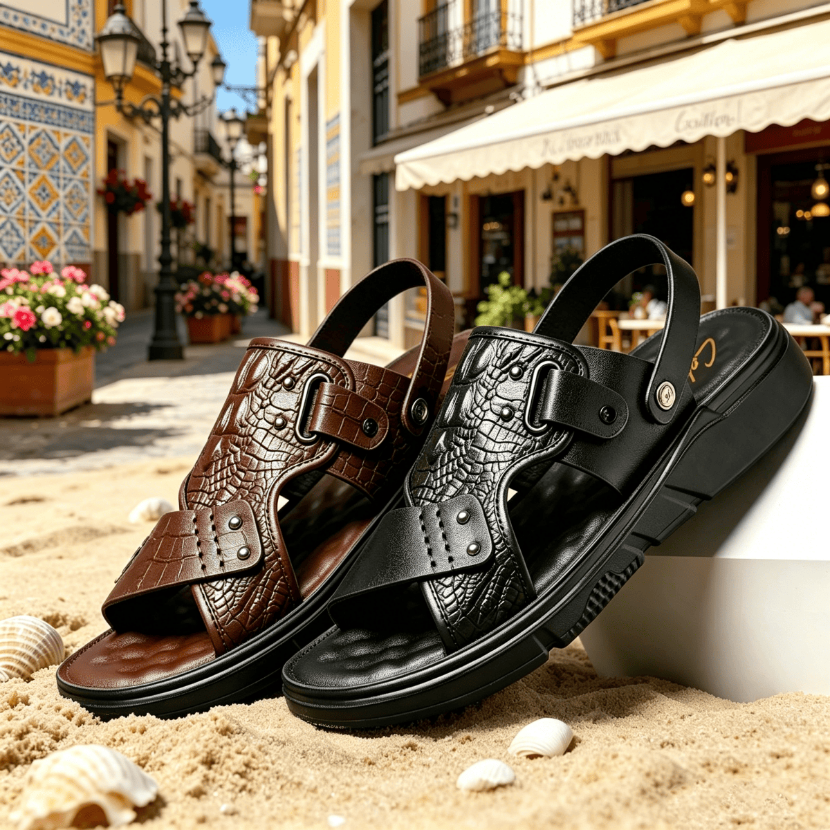 【Oferta especial por tiempo limitado】2026 Sandalias y zapatillas de hombre antideslizantes y antiolores de suela blanda para playa de verano.
