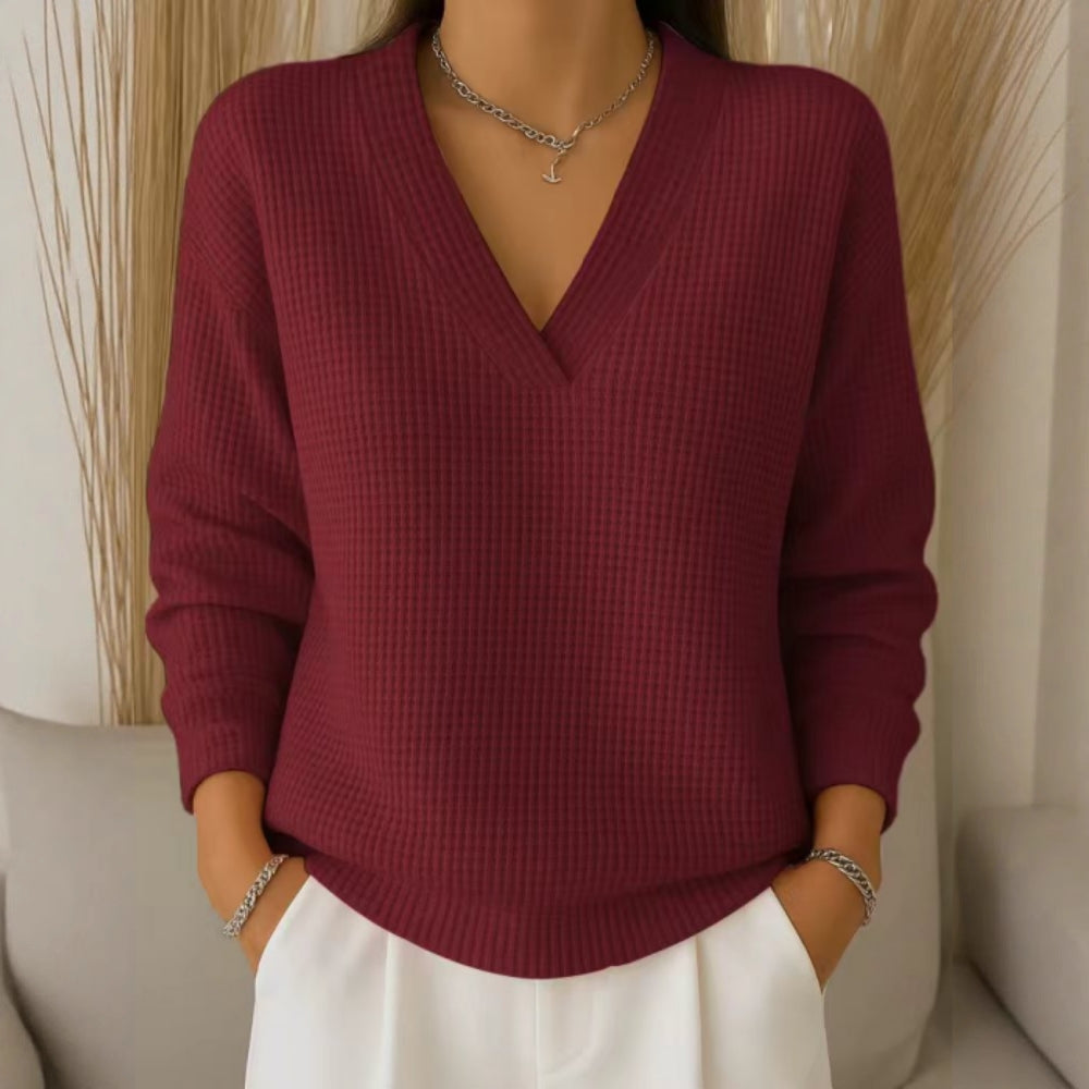 🔥 [S-3XL] Elegantna i udobna ženska bluza s siromšnjim vratom - 4206825
