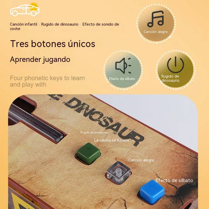 🦖🚛 ¡El Camión de Dinosaurios que Guarda, Lanza y Divierte! 🎵✨