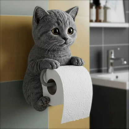 🐱【Kupte 1 a získejte 1 zdarma】Držák toaletního papíru s roztomilým kočičím motivem-4069087