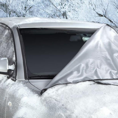 🚗【Oferta especial por tiempo limitado】【Se puede utilizar en todas las estaciones】Cubierta de parabrisas de coche con diseño magnético, parasol de verano