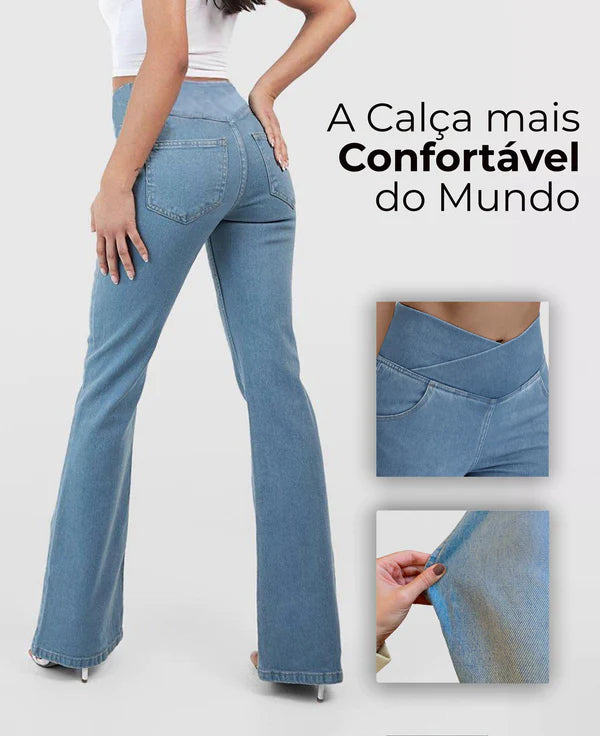 👖👖【XS-4XL】Ψηλόμεσο τζιν αδυνατίσματος_4121073