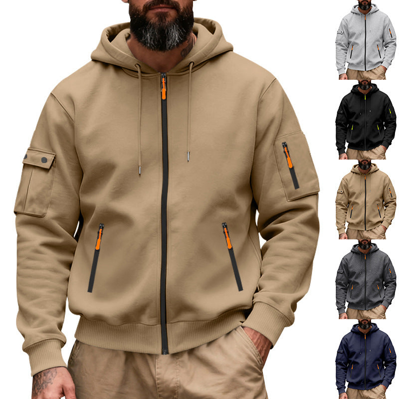 【M-3XL】Pánská ležérní bunda s dlouhým rukávem, nová, rok 2026