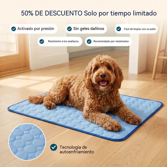 🧊⚡【xs-L】 ¡Rebajas de verano! Alfombrilla refrescante para mascotas (sin agua) – Tejido Oxford transpirable