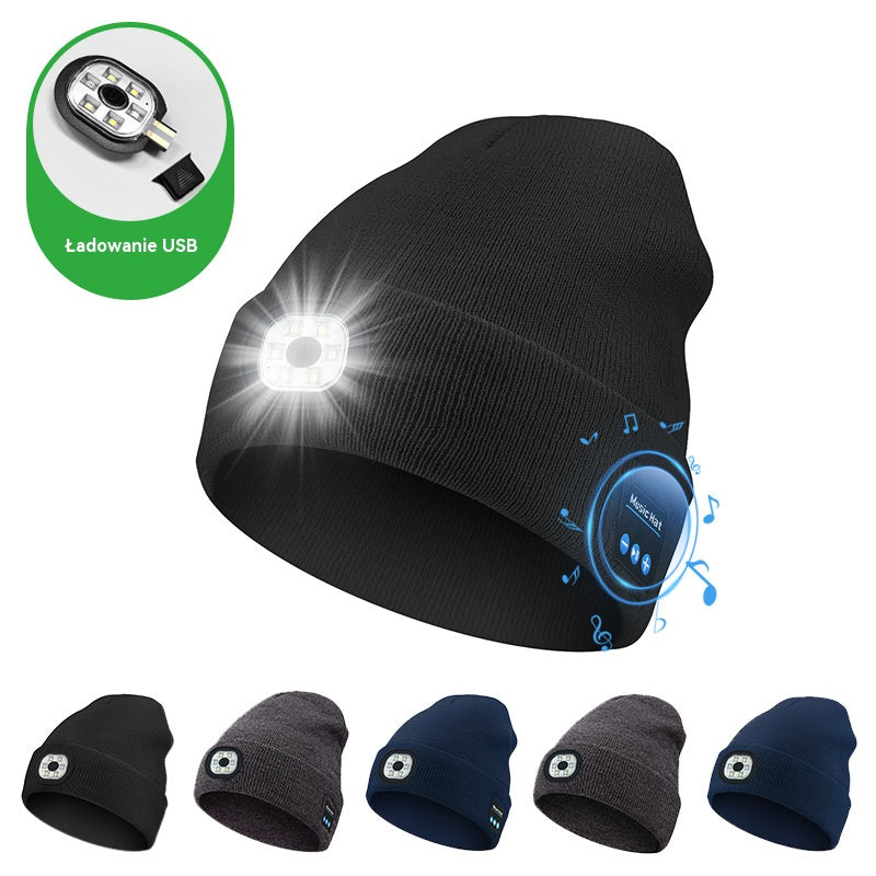 🔥🧢LED-es és Bluetooth-os töltődő sapkák, tartsa meg a hőt💡-4176181