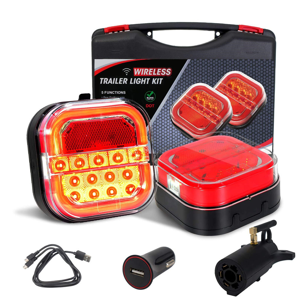 🚦【Univerzální 12V/24V】🚦 LED světla pro přívěs auta