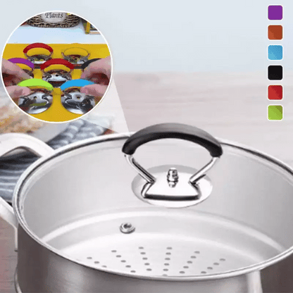 🍳✨️【5 piezas】🥩Mango de repuesto resistente al calor para tapa de olla de silicona