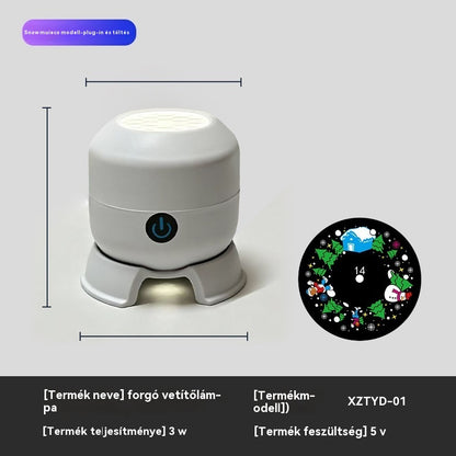 [50% kedvezmény ma] Dinamikus forgó LED projektor