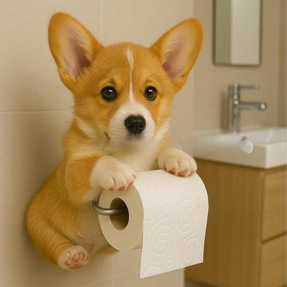 🐕Držák na toaletní papír s motivem roztomilého štěňátka