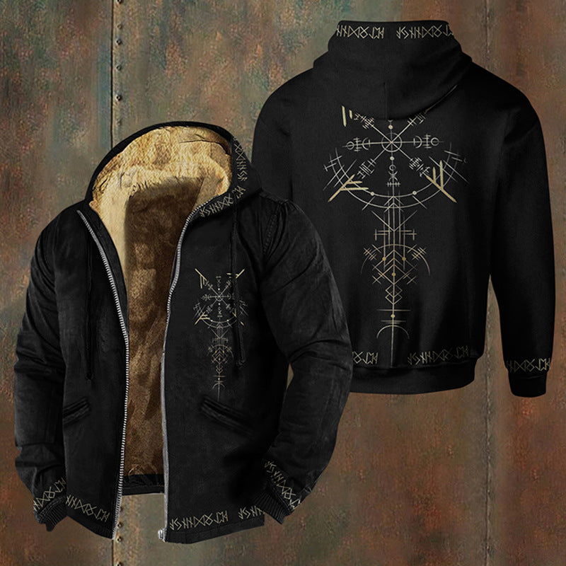 👨‍💻🧥✨【S-5XL】Kupte 1 a získejte 1 zdarma🔥Nová pánská módní retro mikina s kapucí a zipem s 3D digitálním tiskem