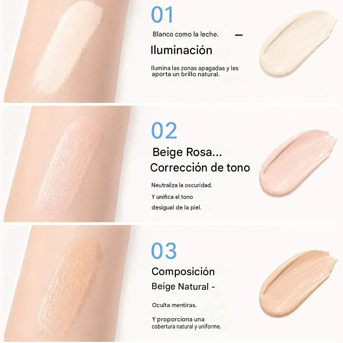 🔥🔥¡Compra uno y llévate otro gratis! 💄Corrector líquido hidratante multifuncional en formato lápiz.