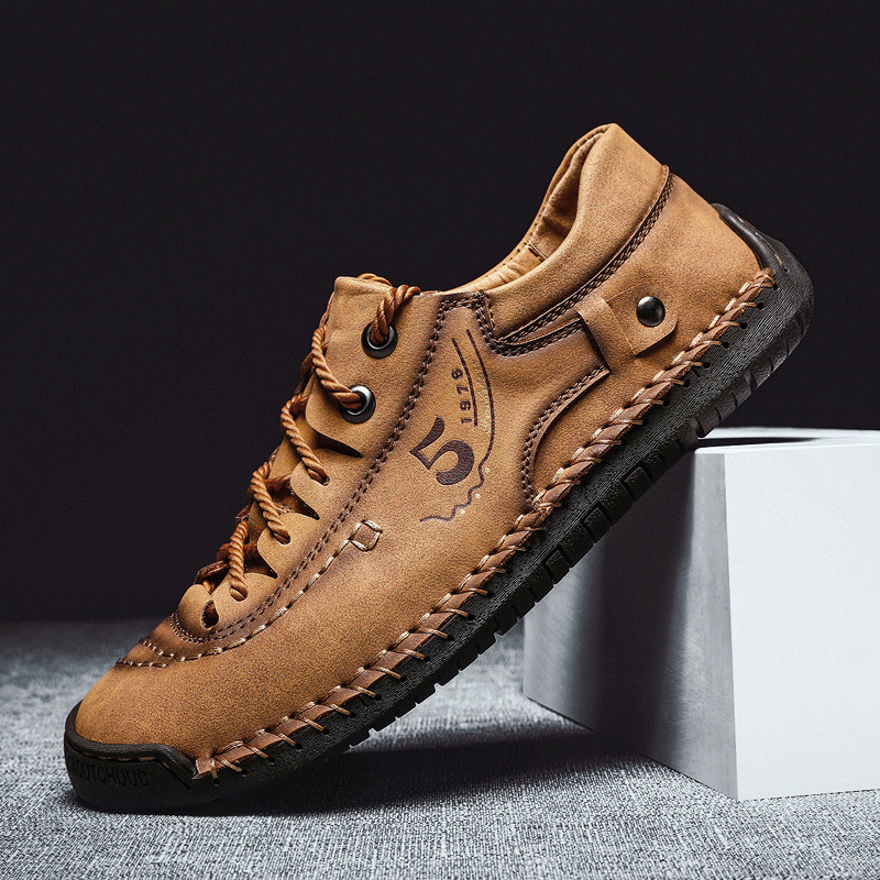 🔥 Zapatos casuales para hombre cosidos a mano | Colección Primavera 2026 | Cómodos y fáciles de caminar