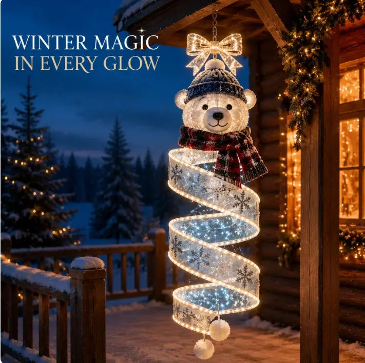 🎄💥 50% sleva 🌿Kolekce spirálových LED závěsných svítidel s vánočním kouzlem ✨