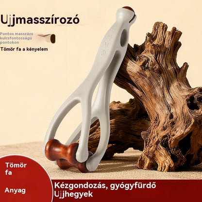 🌿 Tömörfa ujjmasszírozó: A természetes fa görgők segítenek felszabadítani az ízületi meridiánokat és enyhíteni a kézfáradtságot. 🌿-4165177