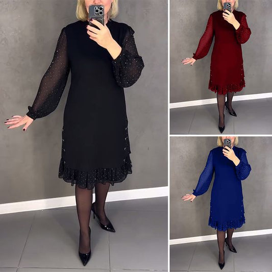 💖💖【S-5XL】🍁🍂Wysokiej jakości stylowa sukienka w nowym stylu na jesień i zimę