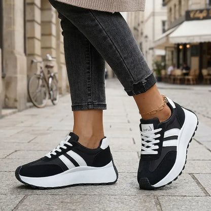 【35–45】👟Sportovní boty s tlustou podrážkou a platformou ve velkých velikostech – boty na každodenní nošení, které ženám přidávají na výšce