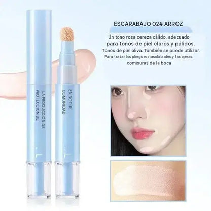 🔥🔥¡Compra uno y llévate otro gratis! 💄Corrector líquido hidratante multifuncional en formato lápiz.