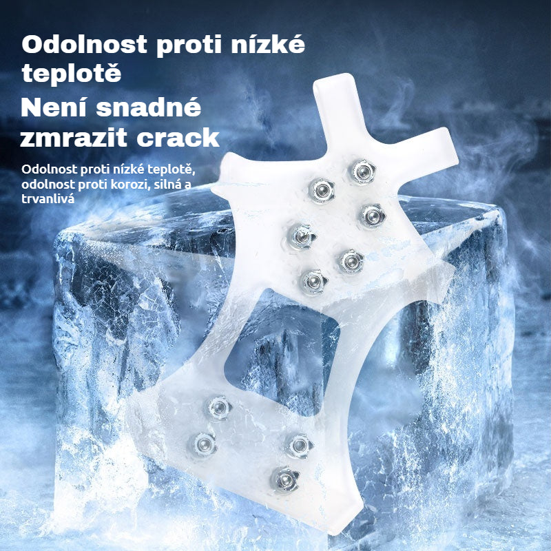 👴🚶🏔️Kupite 2, dobijte 2 gratis🔥Nevidljive protuklizne kape za stopala s 5 zubaca, prozirne vanjske kape za planinarenje po snijegu, planinarenje, penjanje po stijenama, zimsku ledenu površinu, obavezni dio za starije osobe.