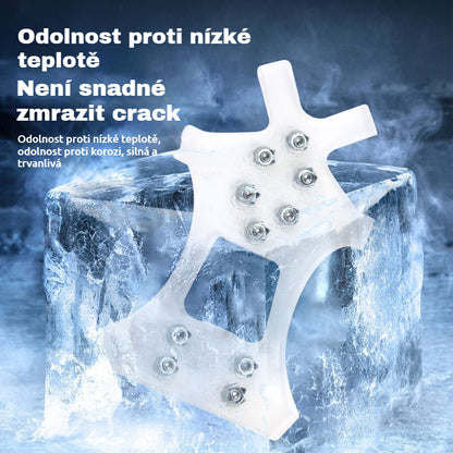 👴🚶🏔️Kupite 2, dobijte 2 gratis🔥Nevidljive protuklizne kape za stopala s 5 zubaca, prozirne vanjske kape za planinarenje po snijegu, planinarenje, penjanje po stijenama, zimsku ledenu površinu, obavezni dio za starije osobe.