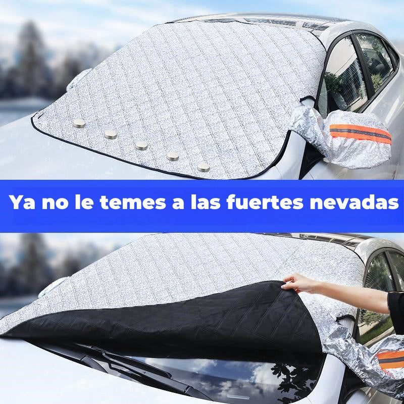 🚗【Oferta especial por tiempo limitado】【Se puede utilizar en todas las estaciones】Cubierta de parabrisas de coche con diseño magnético, parasol de verano